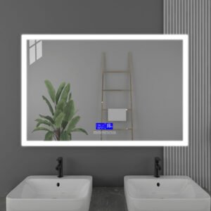 HE18-1A Modern Style Anti-fog Led Lighted Smart Bathroom Mirror